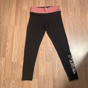 Pink sparkle leggings